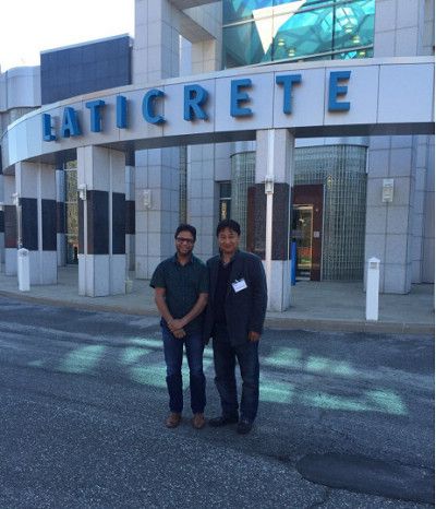 美巢集团董事长张经甫随预拌砂浆分会赴美展开