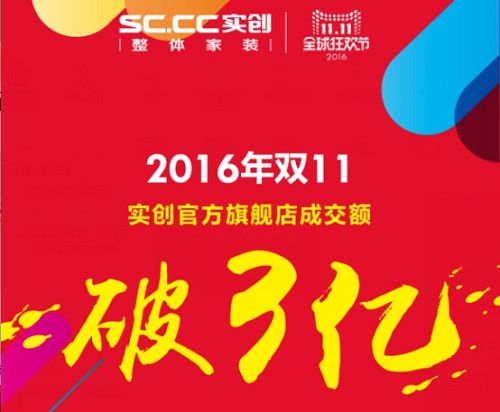 2016双十一全球狂欢背后的家居变革——全屋整装 家装行业回归产品力