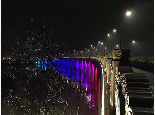 鸿雁照明圆了青山湖彩虹梦