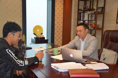 杭城大咖秀博舟装饰集团董事长徐玮先生,接受